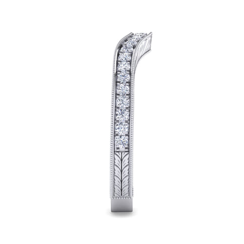 14K White Gold   Matching Wedding Band