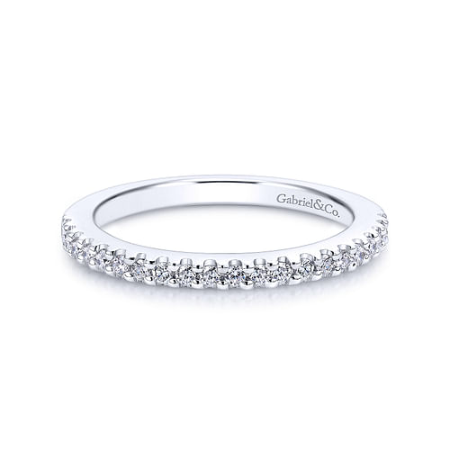 14K White Gold   Matching Wedding Band