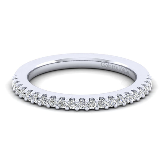 Gabriel - 14K White Gold   Matching Wedding Band