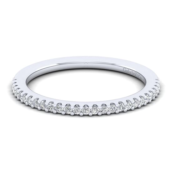 Gabriel - 14K White Gold   Matching Wedding Band