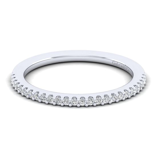 Gabriel - 14K White Gold   Matching Wedding Band