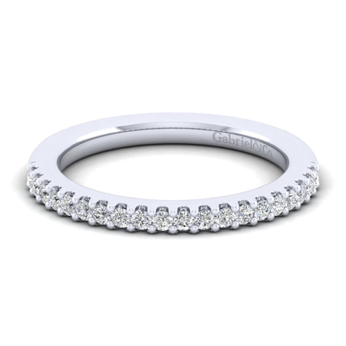 14K White Gold   Matching Wedding Band