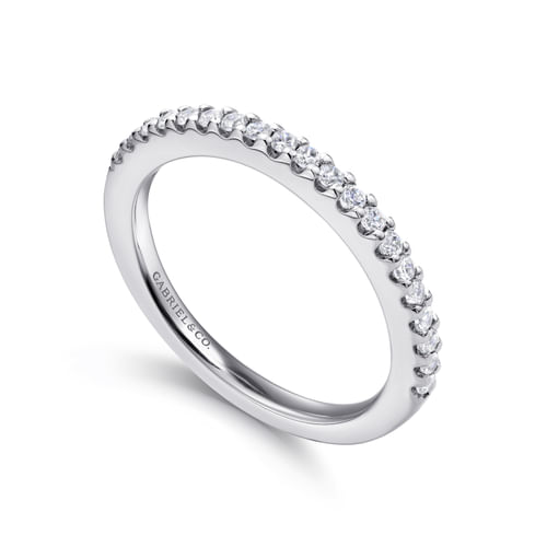 14K White Gold   Matching Wedding Band