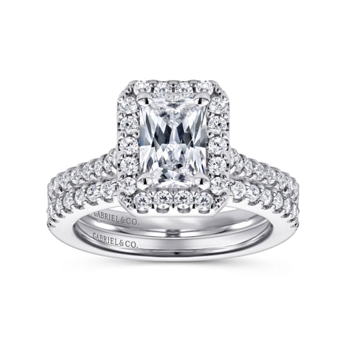 14K White Gold   Matching Wedding Band