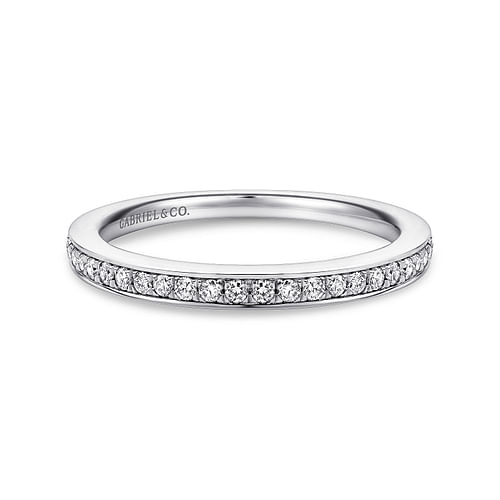 14K White Gold   Matching Wedding Band