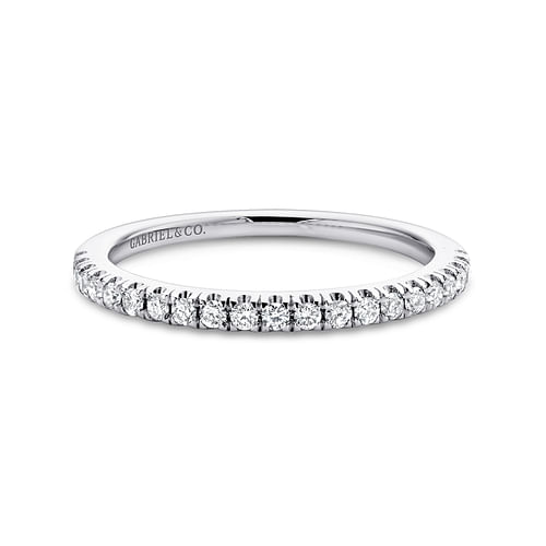 14K White Gold   Matching Wedding Band