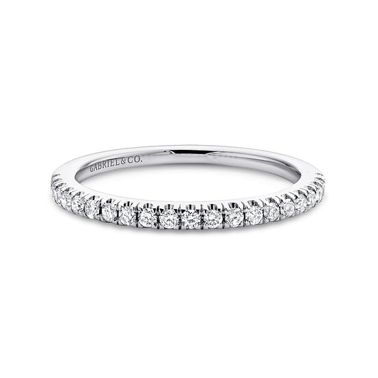 Gabriel - 14K White Gold   Matching Wedding Band