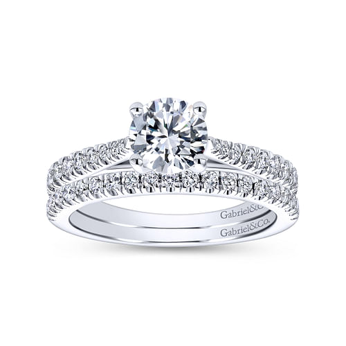 14K White Gold   Matching Wedding Band