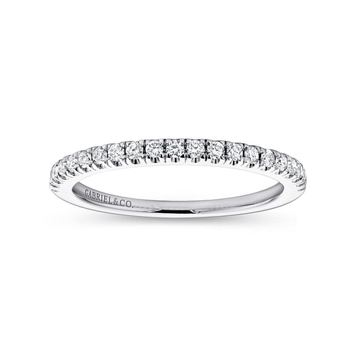 14K White Gold   Matching Wedding Band