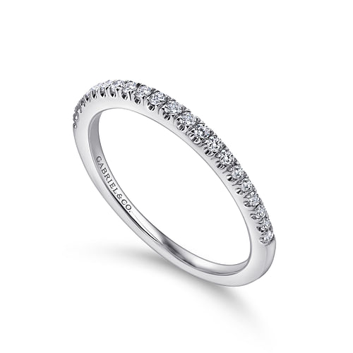 14K White Gold   Matching Wedding Band