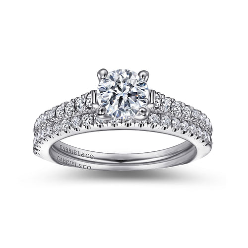 14K White Gold   Matching Wedding Band