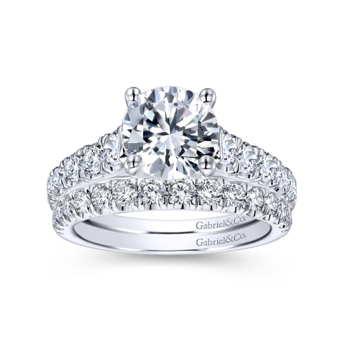 14K White Gold   Matching Wedding Band