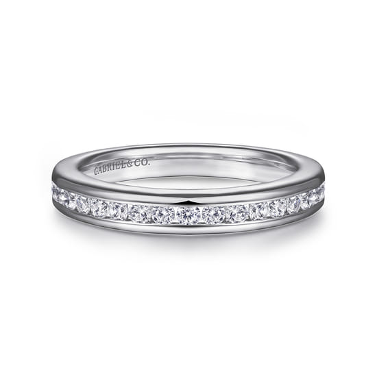 Gabriel - 14K White Gold   Matching Wedding Band