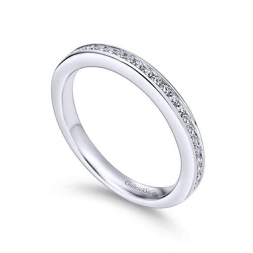 14K White Gold   Matching Wedding Band