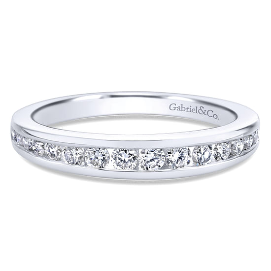 Gabriel - 14K White Gold   Matching Wedding Band