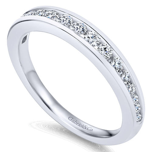 14K White Gold   Matching Wedding Band