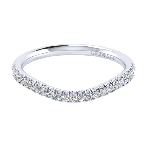 14K White Gold   Matching Wedding Band