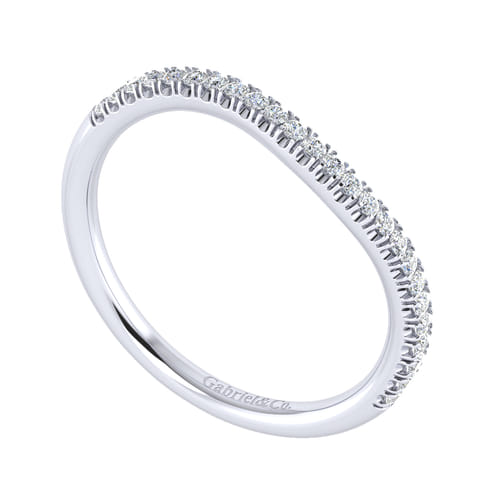 14K White Gold   Matching Wedding Band