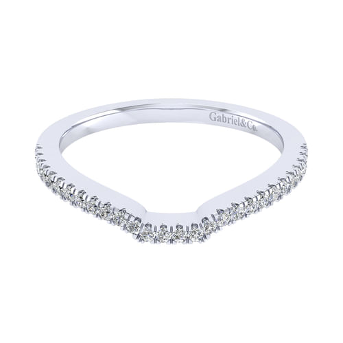 14K White Gold   Matching Wedding Band