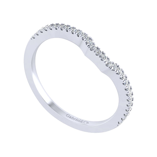 14K White Gold   Matching Wedding Band