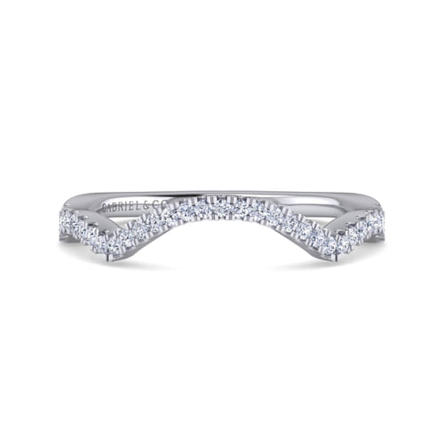 14K White Gold   Matching Wedding Band