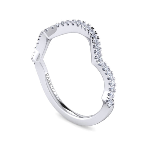 14K White Gold   Matching Wedding Band