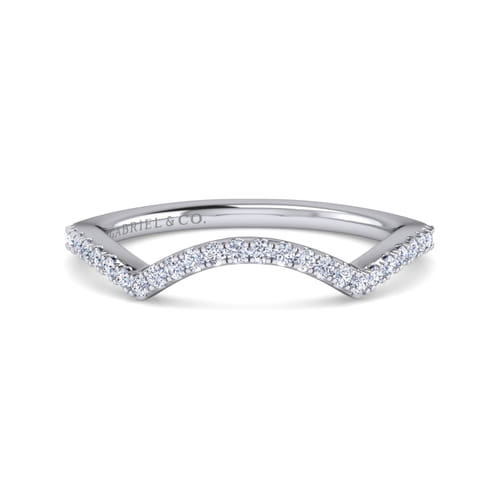 14K White Gold   Matching Wedding Band