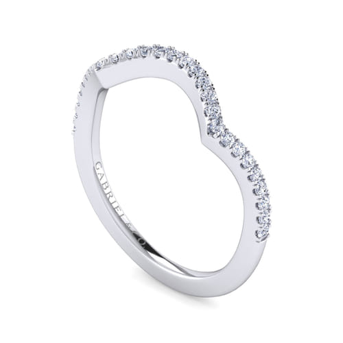 14K White Gold   Matching Wedding Band