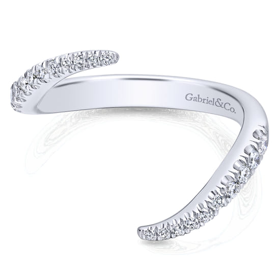 Gabriel - 14K White Gold   Matching Wedding Band