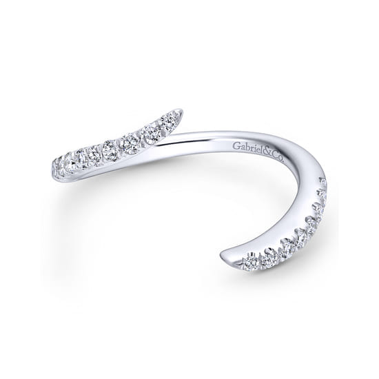 Gabriel - 14K White Gold   Matching Wedding Band