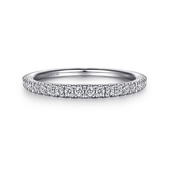 Gabriel - 14K White Gold   Matching Wedding Band