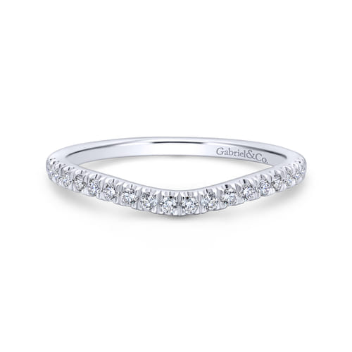 14K White Gold   Matching Wedding Band