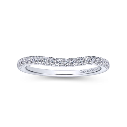 14K White Gold   Matching Wedding Band