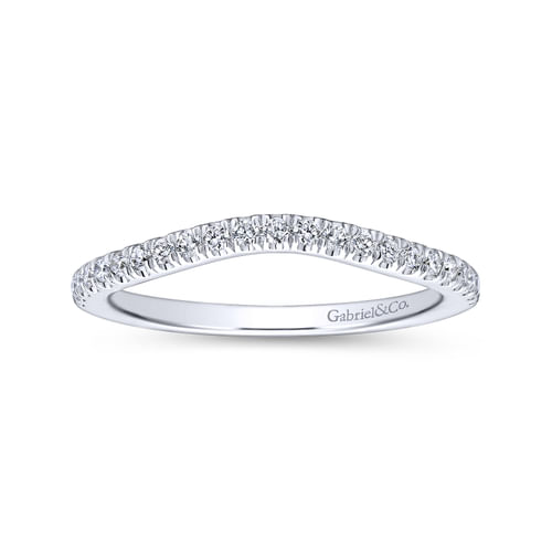 14K White Gold   Matching Wedding Band