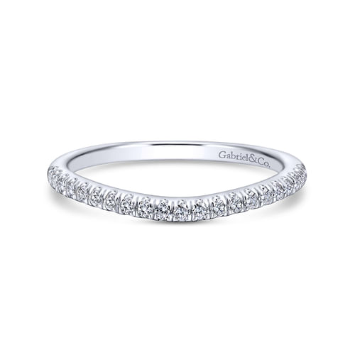 14K White Gold   Matching Wedding Band