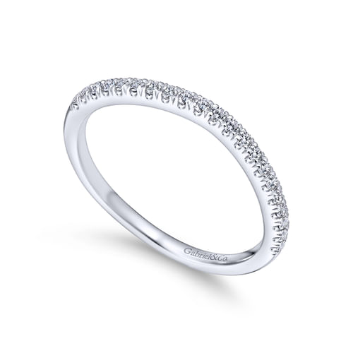 14K White Gold   Matching Wedding Band