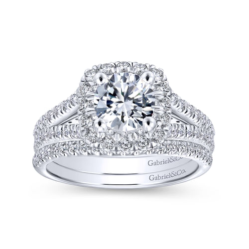 14K White Gold   Matching Wedding Band
