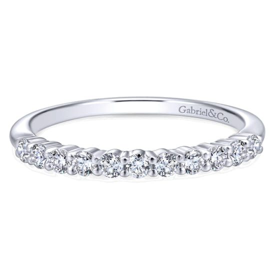 Gabriel - 14K White Gold   Matching Wedding Band