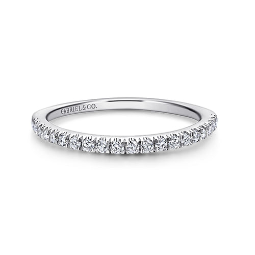 14K White Gold   Matching Wedding Band