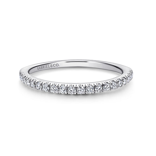 Gabriel - 14K White Gold   Matching Wedding Band