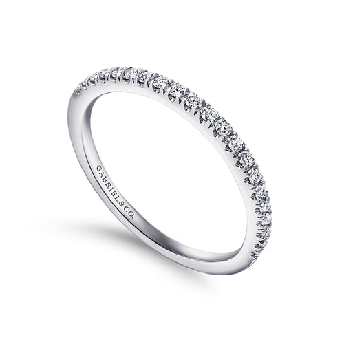 14K White Gold   Matching Wedding Band