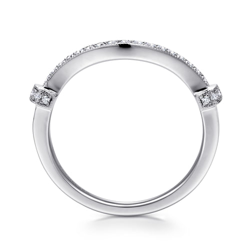 14K White Gold   Matching Wedding Band