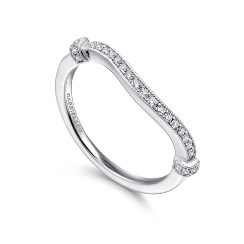 14K White Gold   Matching Wedding Band