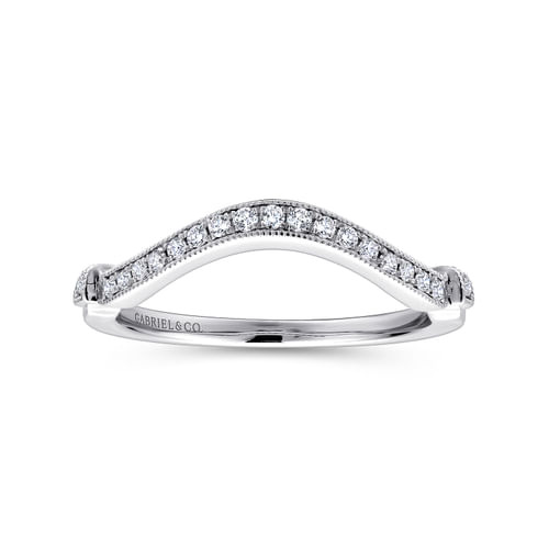 14K White Gold   Matching Wedding Band