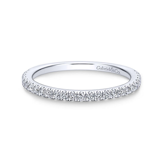 Gabriel - 14K White Gold   Matching Wedding Band