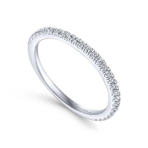 14K White Gold   Matching Wedding Band