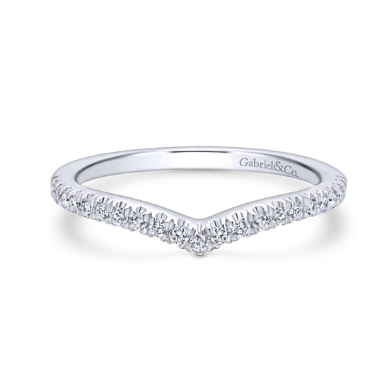 Gabriel - 14K White Gold Matching Wedding Band Gabriel - 14K White Gold Matching Wedding Band