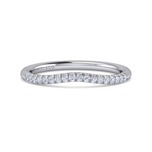 14K White Gold   Matching Wedding Band