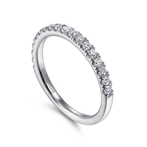 14K White Gold   Matching Wedding Band