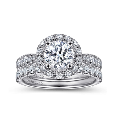 14K White Gold   Matching Wedding Band
